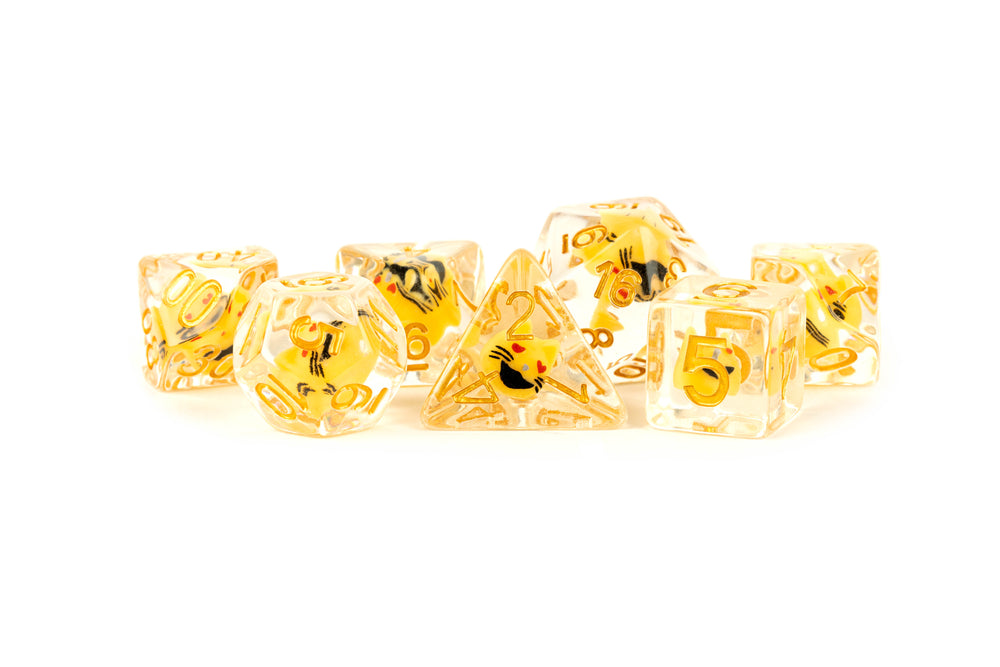 Dice Metallic Dice Co: Poly 7 Set Inclusions