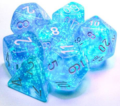 Dice Chessex: 16mm D6 Borealis Luminary Set of 12