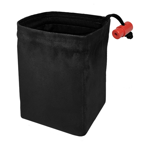 Dice Bag Red King: Suede