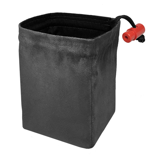 Dice Bag Red King: Suede