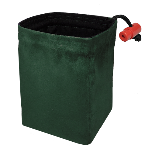 Dice Bag Red King: Suede