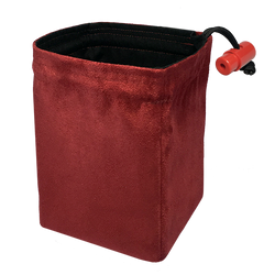 Dice Bag Red King: Suede