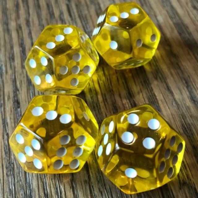 Dice DoubleSix Translucent