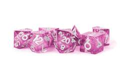 Dice Metallic Dice Co: Poly 7 Set Elixir - Sharp Edge Liquid Core