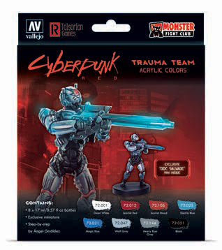Paint Set Cyberpunk: Trauma Team - Exclusive Doc Salvage Mini