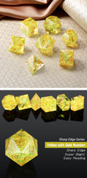 Dice DAD: Poly 7 Set Acrylic Sharp Edge