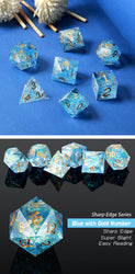 Dice DAD: Poly 7 Set Acrylic Sharp Edge