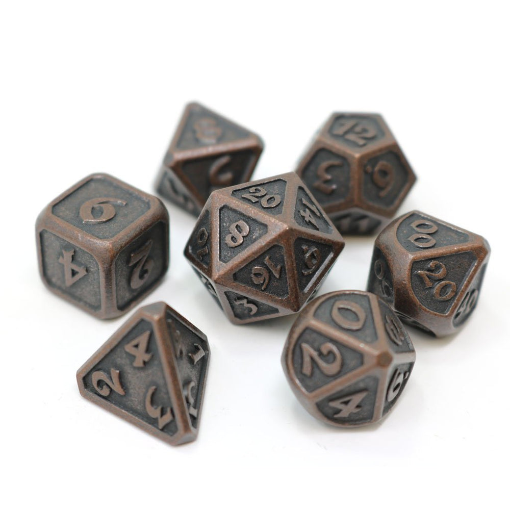 Dice DieHard Dice: Poly 7 Set Metal Mythica Dark