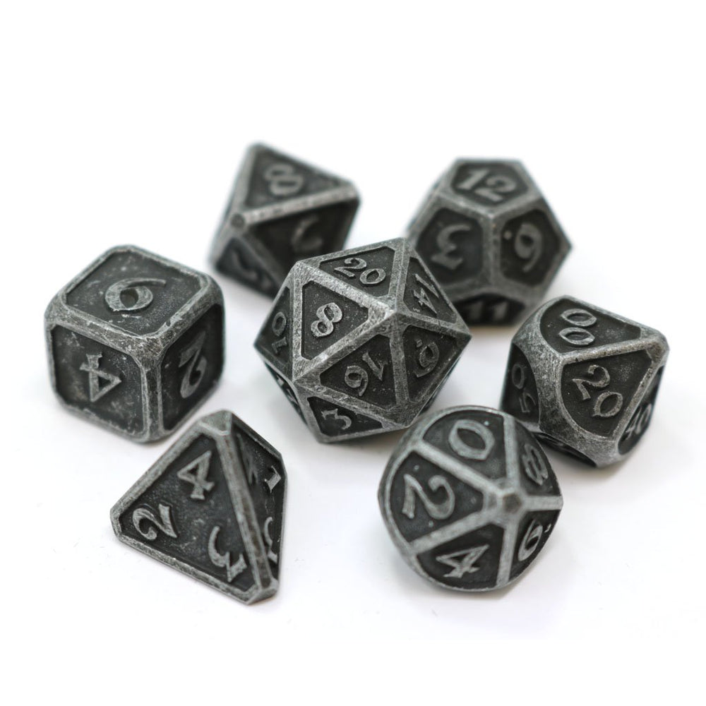 Dice DieHard Dice: Poly 7 Set Metal Mythica Dark
