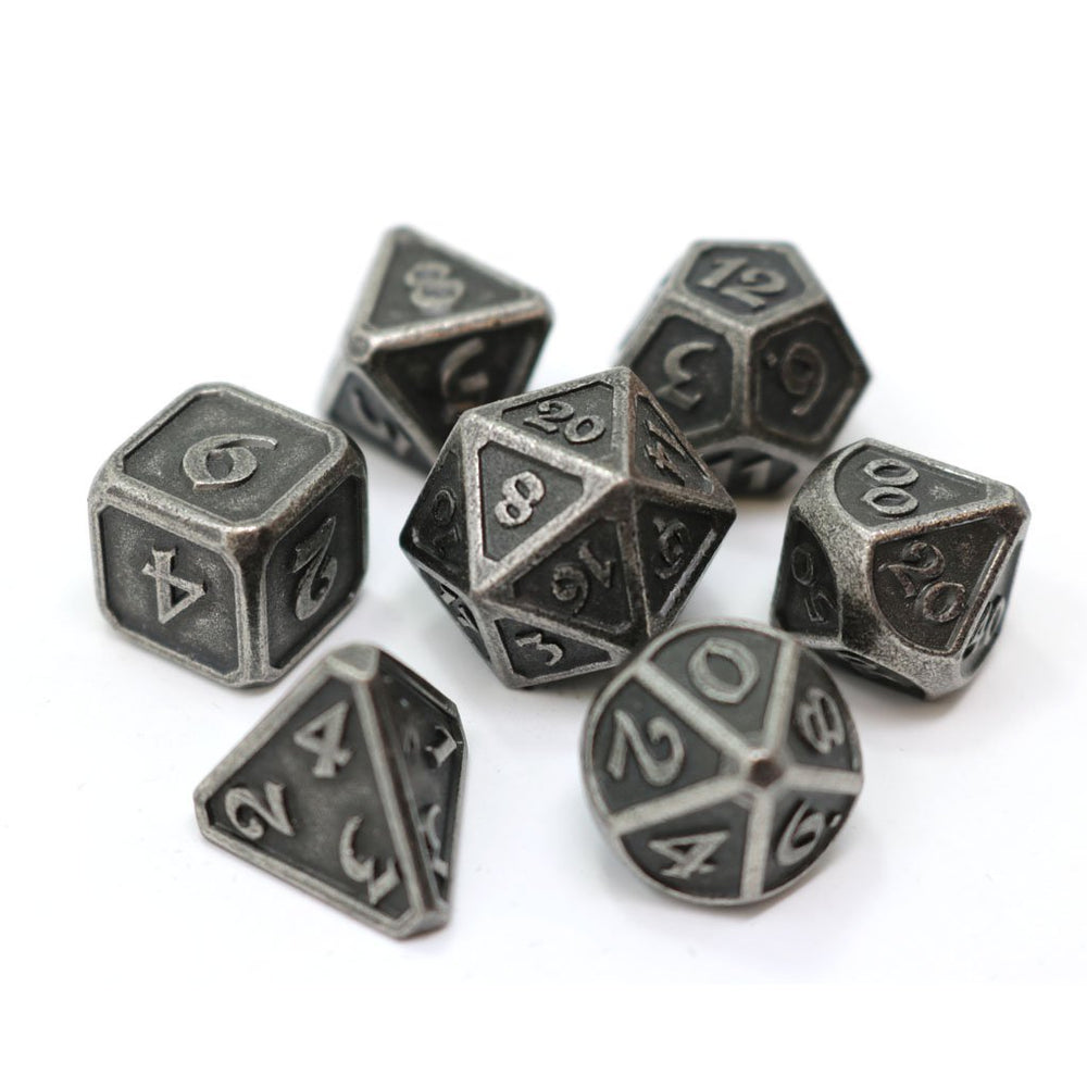 Dice DieHard Dice: Poly 7 Set Metal Mythica Dark