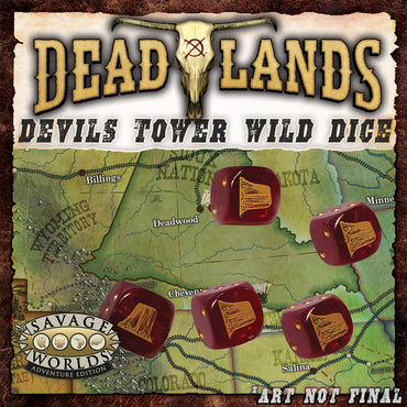 Deadlands the Weird West: Dice - Devils Tower Wild