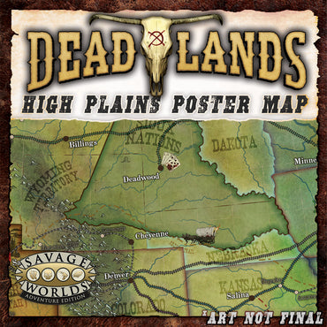 Deadlands the Weird West: Map - Hell on the High Plains