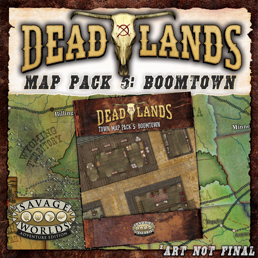 Deadlands The Weird West: Map Pack 5: Boomtown