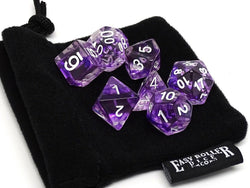 Dice Easy Roller: Poly 7 Set Glacier w/Bag