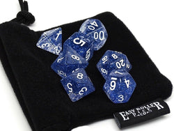 Dice Easy Roller: Poly 7 Set Sparkle w/Bag