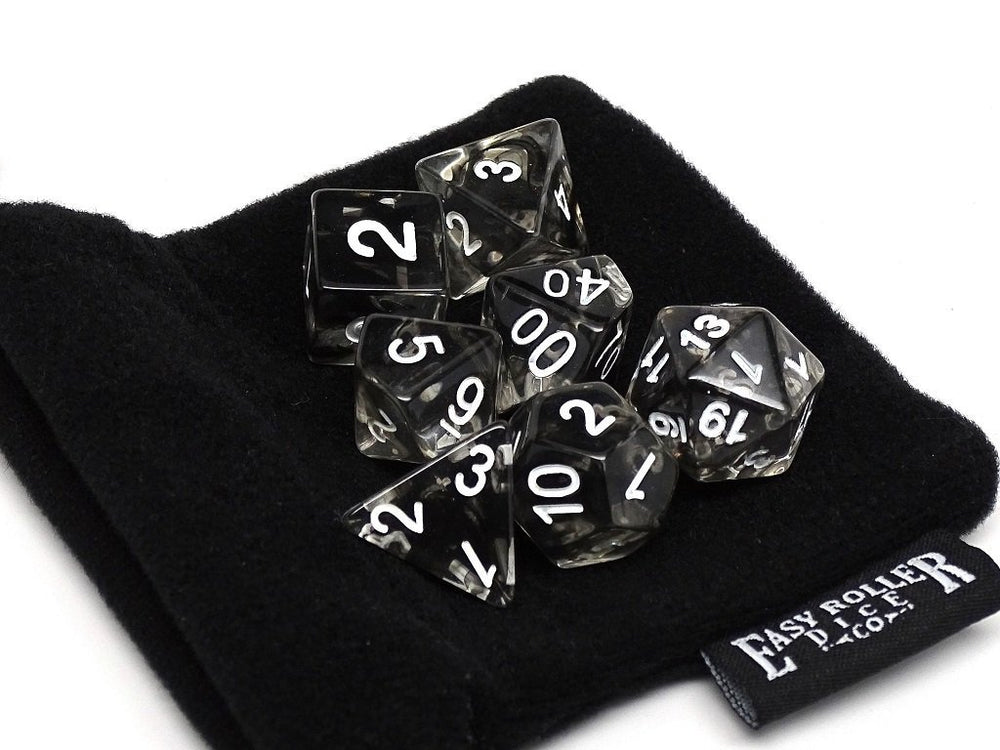 Dice Easy Roller: Poly 7 Set Glacier w/Bag