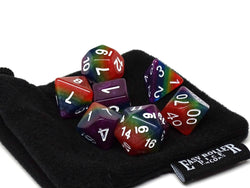 Dice Easy Roller: Poly 7 Set Layered w/Bag