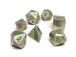 Dice Easy Roller: Poly 7 Set Metal Dice of Ancient Dragons