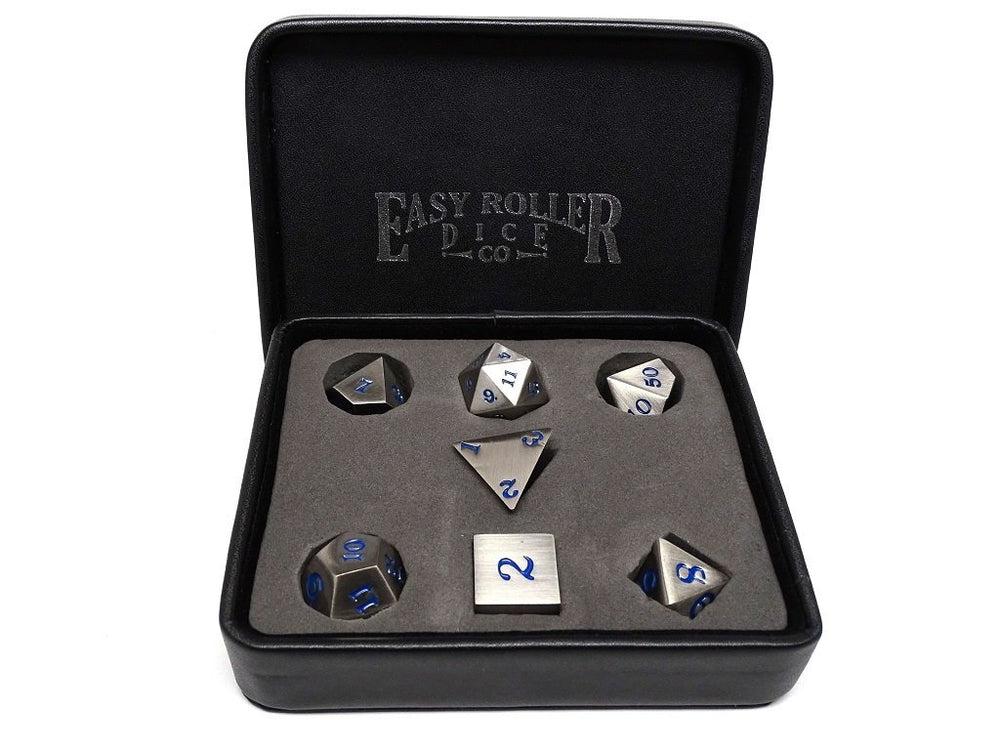 Dice Easy Roller: Poly 7 Set Legendary Silver