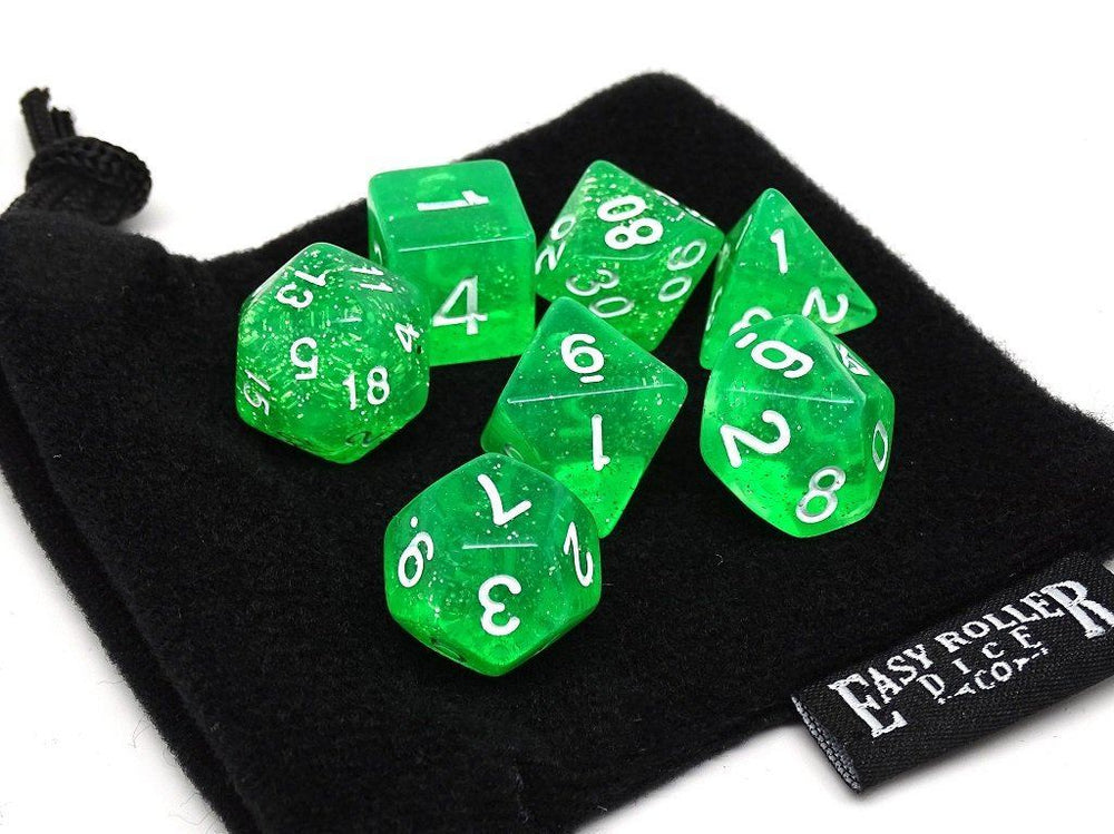 Dice Easy Roller: Poly 7 Set Galaxy w/Bag