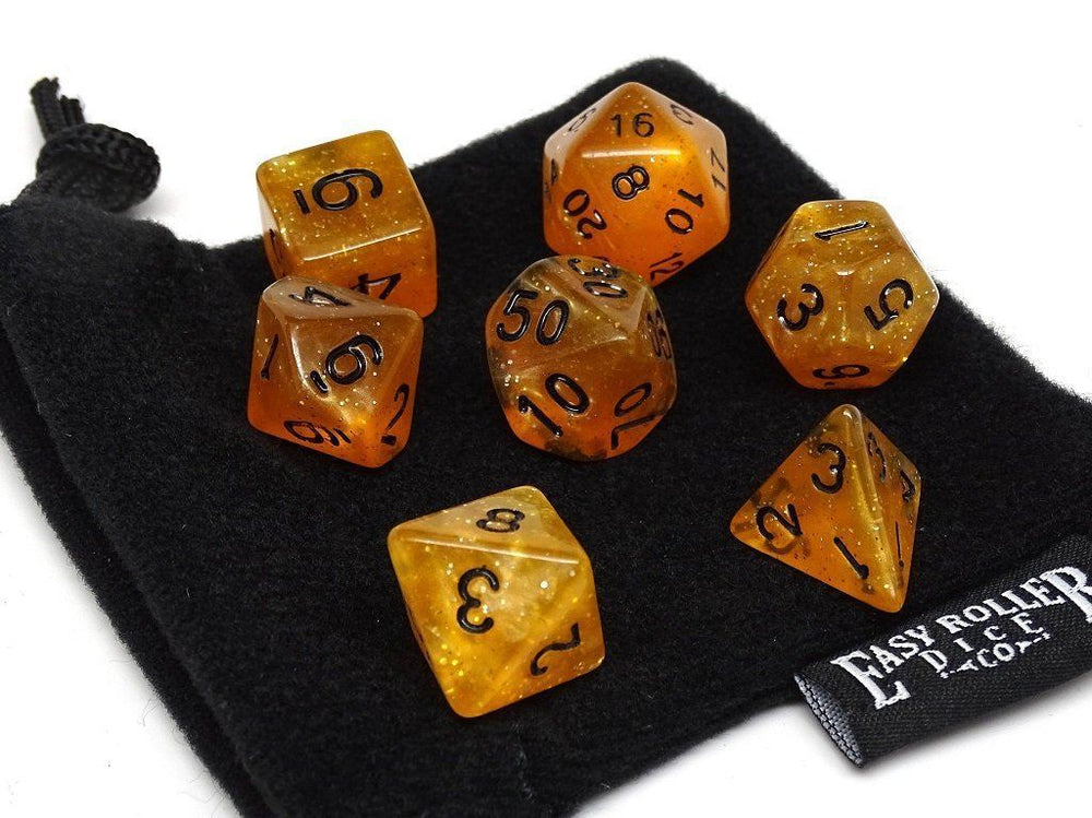 Dice Easy Roller: Poly 7 Set Galaxy w/Bag