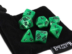 Dice Easy Roller: Poly 7 Set Marble w/Bag