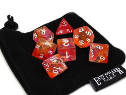 Dice Easy Roller: Poly 7 Set Glacier w/Bag