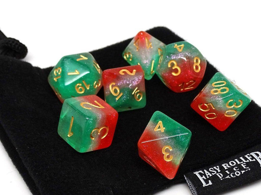 Dice Easy Roller: Poly 7 Set Frozen w/Bag