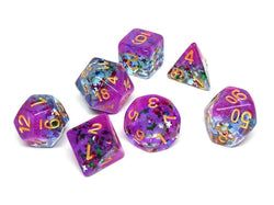 Dice Easy Roller: Poly 7 Set Frozen w/Bag