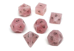 Dice Easy Roller: Poly 7 Set Stone - Elvenkind Font