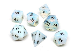 Dice Easy Roller: Poly 7 Set Stone - Signature Font
