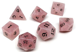 Dice Easy Roller: Poly 7 Set Stone - Signature Font