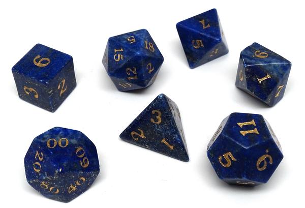 Dice Easy Roller: Poly 7 Set Stone - Signature Font