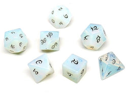 Dice Easy Roller: Poly 7 Set Stone - Elvenkind Font