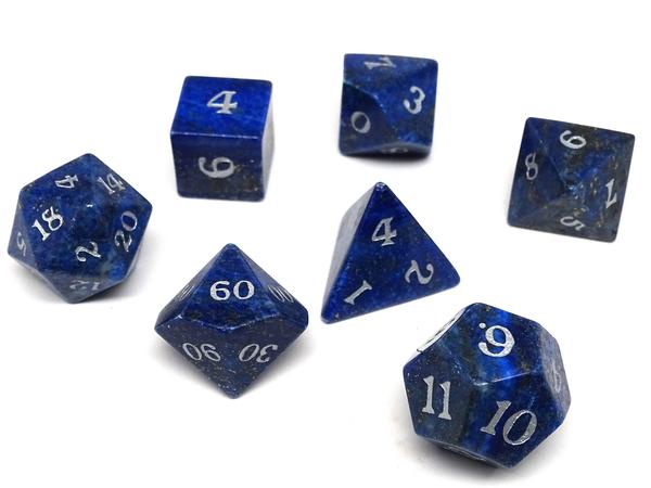 Dice Easy Roller: Poly 7 Set Stone - Signature Font