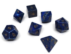 Dice Easy Roller: Poly 7 Set Stone - Elvenkind Font