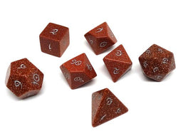 Dice Easy Roller: Poly 7 Set Stone - Elvenkind Font