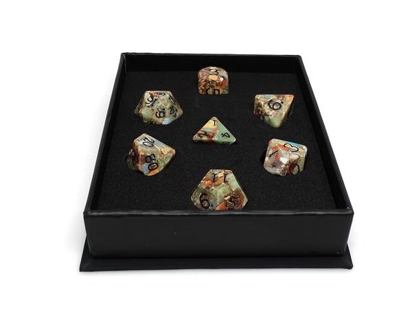 Dice Easy Roller: Poly 7 Set Stone - Wizard