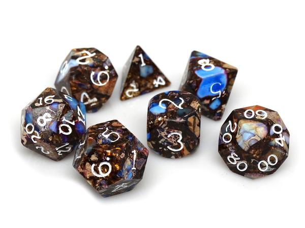 Dice Easy Roller: Poly 7 Set Stone - Wizard