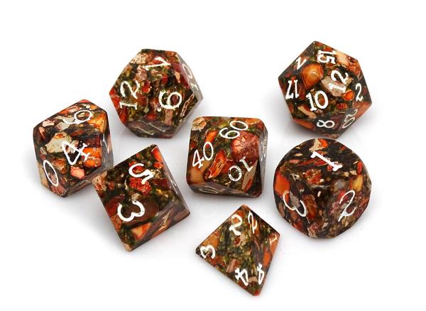 Dice Easy Roller: Poly 7 Set Stone - Wizard