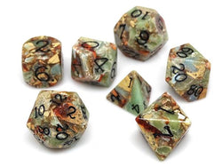 Dice Easy Roller: Poly 7 Set Stone - Wizard