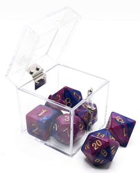 Dice Crystal Caste: Poly 7 set Duo/Twins