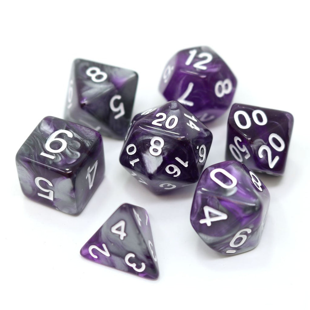 Dice DieHard Dice: Poly 7 Set Acrylic Crystal