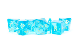 Dice Metallic Dice Co: Poly 7 Set Stone