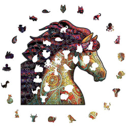 Puzzle Craft-Hub: Wisdom Horse