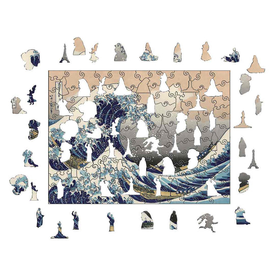 Puzzle Craft-Hub: The Great Wave off Kanagawa