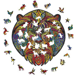 Puzzle Craft-Hub: Rainbow Lion
