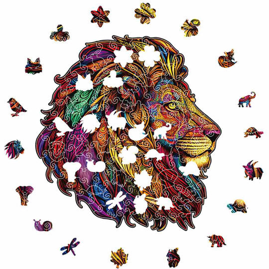 Puzzle Craft-Hub: Majestic Lion