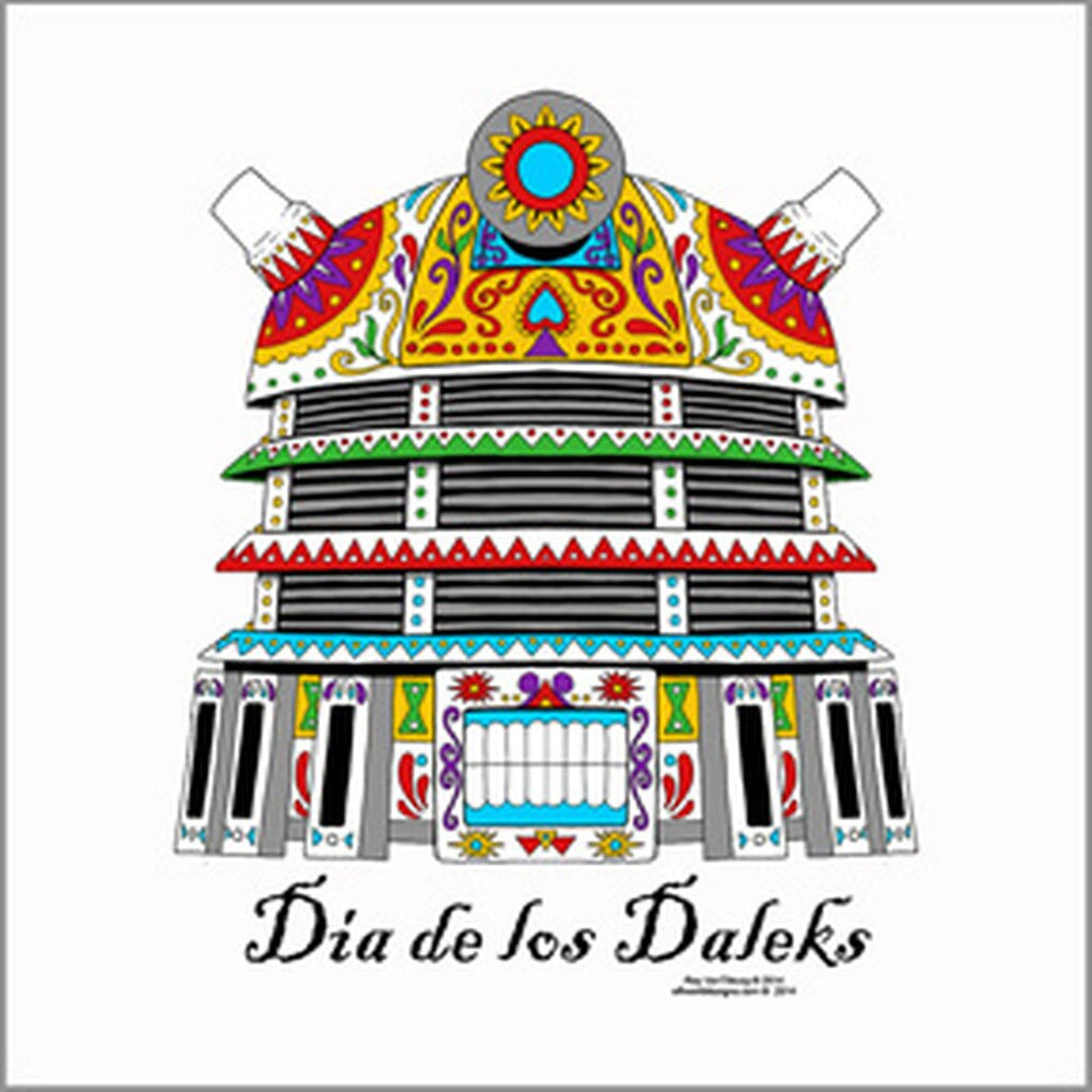 T-Shirt Offworld: Dia de los Dalek