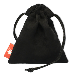 Dice Pouch Red King: Suede